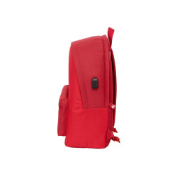 Mochila Doble Portatil 15.6" + Usb Re Agua Sevilla FC 44 cm