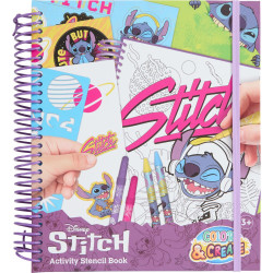 Set papeleria Coloreable Stitch