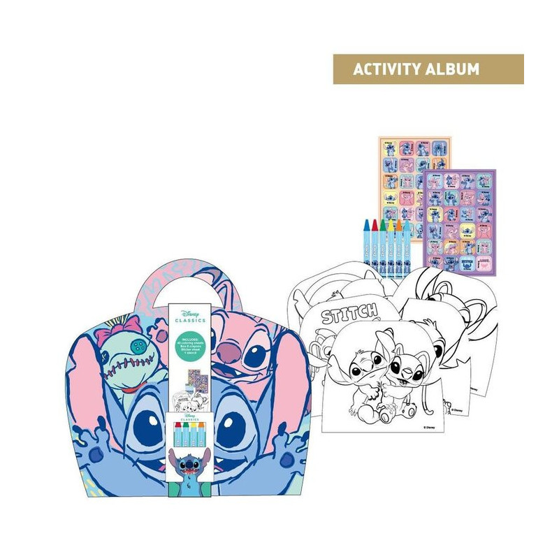 Album Actividades Coloreable Stitch