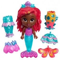 Muñeca Ariel + Accesorios Disney 19cm
