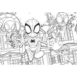 Puzzle Spidey Doble Cara