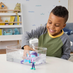 Spidey and His Amazing Friends Water Webs Set Vehículo y Figura Tortuga Fantasma