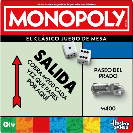Hasbro Games Monopoly Classic Refresh Juego de Mesa