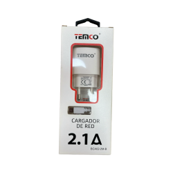 TENCO Cabeza + Cable Micro USB 2.1A