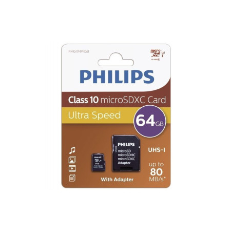 Philips- Micro SD Card 64GB