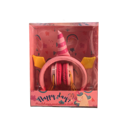 Cascos Auriculares Infantil Unicornio Rosa