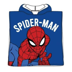 Poncho Toalla Spiderman 55 x 110 cm