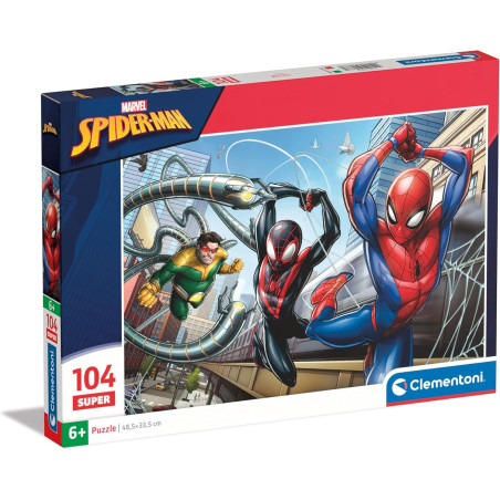 Puzzle Spiderman Marvel 104 Piezas Super Color