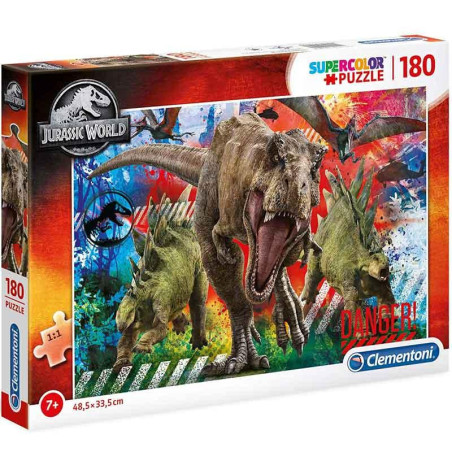 Clementoni - Puzzle Jurassic World 180 pcs