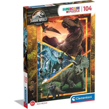 Clementoni - Puzzle Jurassic World 104 pcs