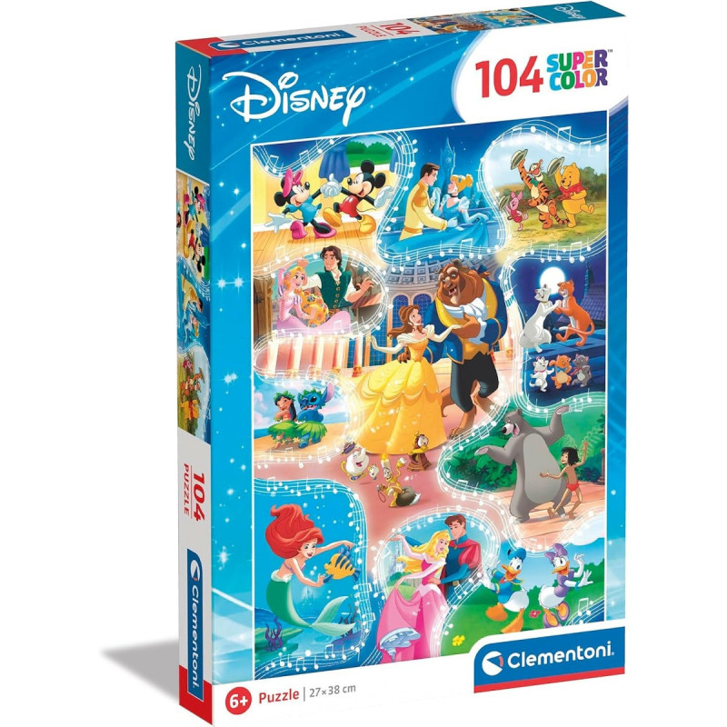 Clementoni - Puzzle Disney 104 pcs