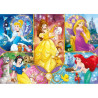 Clementoni - Puzzle Princesas Brillante 104 pcs