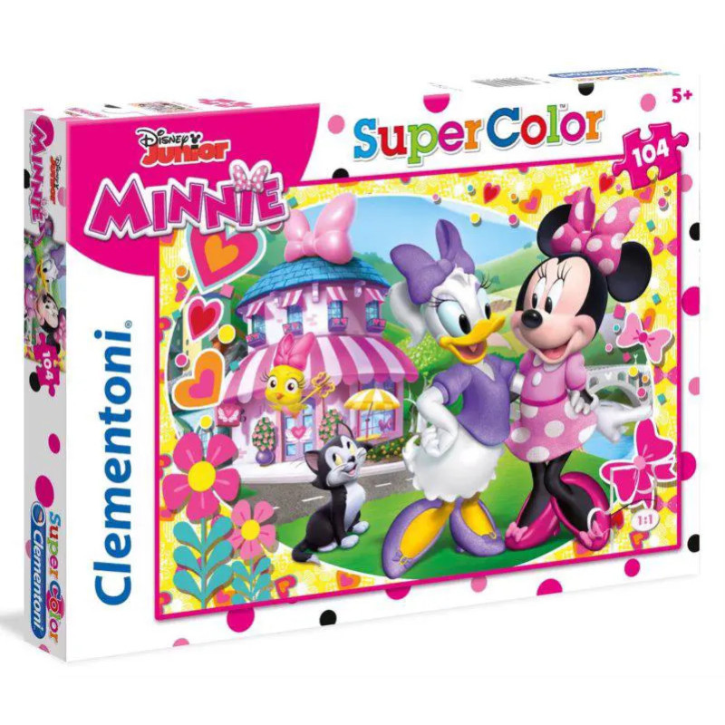 Clementoni - Puzzle Minnie y Daisy 104 pcs