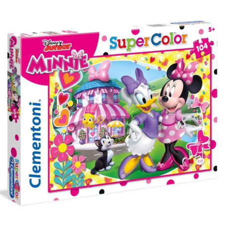 Clementoni - Puzzle Minnie y Daisy 104 pcs