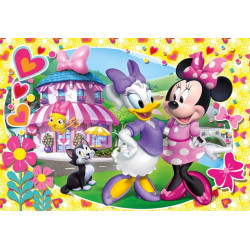 Clementoni - Puzzle Minnie y Daisy 104 pcs