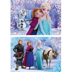 Clementoni - Puzzle 2x20 piezas Frozen