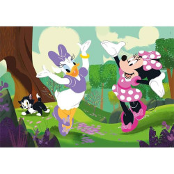 Clementoni - Puzzle Minnie y Daisy 2x60 piezas