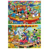 Clementoni - Puzzle Mickey Mouse 2 x 60 piezas