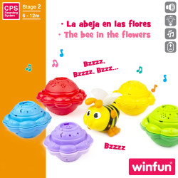 Winfun - Torre Apilable Musical Abeja