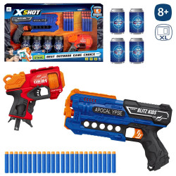 Set 2 Pistolas Lanzadardos con 4 Dianas