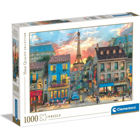 Clementoni - Puzzle Adulto 1000 Piezas Van Dael Collection Streets of Paris