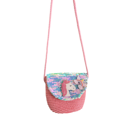 Bolso Unicornio Rafia