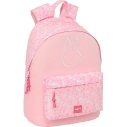 Mochila Escolar Portatil 14,1 41cm Miffy Flores