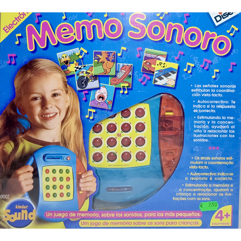 Juego Memo Sonoro Electrónico