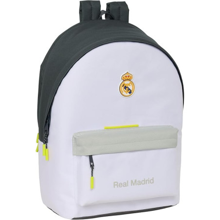 Mochila Doble Para Portatil 15,6"+usb Real Madrid