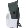 Mochila Doble Para Portatil 15,6"+usb Real Madrid