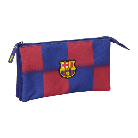 Portatodo Triple FC Barcelona con Cremallera Temporada 25/26