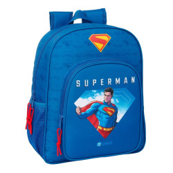 Mochila Junior Adaptable a Carro Superman 38 cm