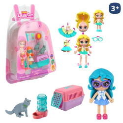 Set Figura Muñeca 10 cm con Accesorios