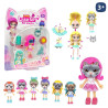 Set Figura Muñeca 10 cm con Accesorios