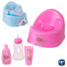 Orinal con Accesorios para Muñecos 14,50 X 12 cm