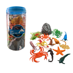 Bote Animales Marinos 12 x 25 cm