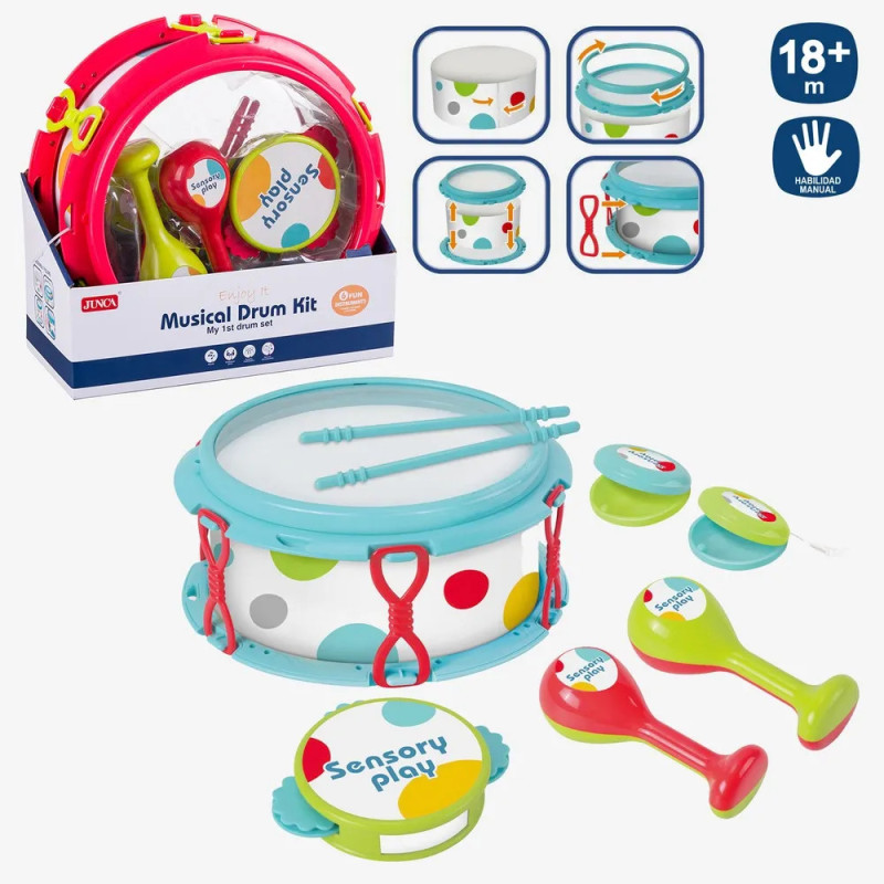 Set 6 Instrumentos Tambor 28 cm