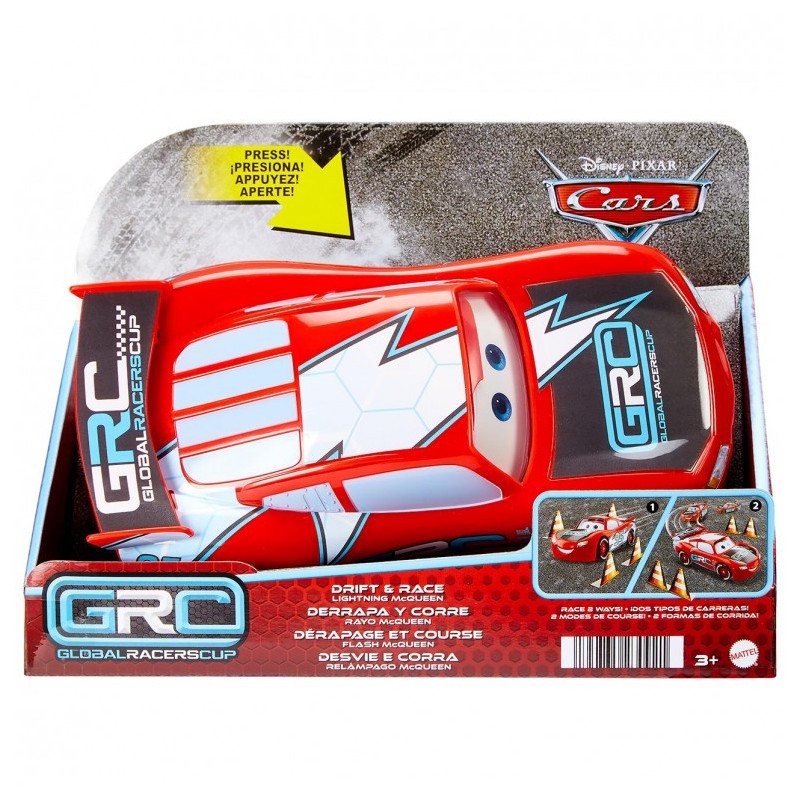 Coche Rayo McQueen Derrapa y Corre Cars Disney Pixar