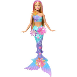 Barbie Doll Flower Magic Mermaid Blonde