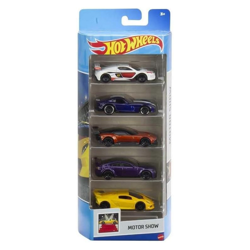 Pack 5 Coches Hotwheels Surtidos