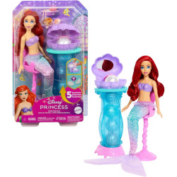 Mattel Disney Princesas Ariel con Tocador Desplegable