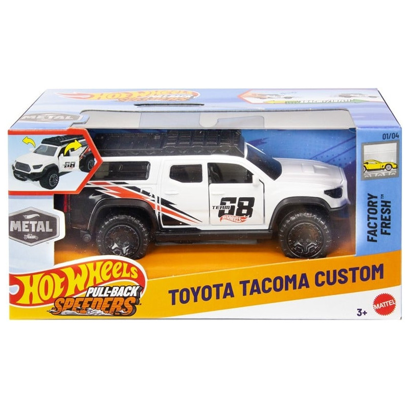 Hotwheels PullBack Coches de Carrera