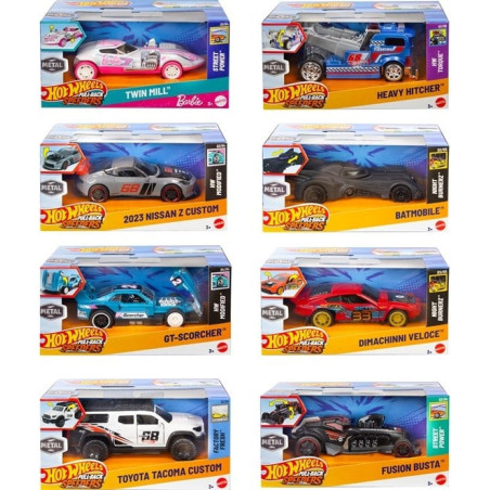 Hotwheels PullBack Coches de Carrera