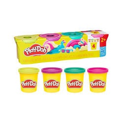 Play-Doh Pack 4 Botes Colores Surtido