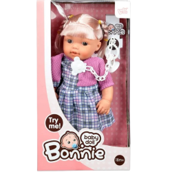 Muñeca Rebeca 12 Sonidos Traje De Punto 2 Mod 30 Cm