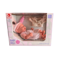 Bebe Tumbado Traje de Punto 25 cm