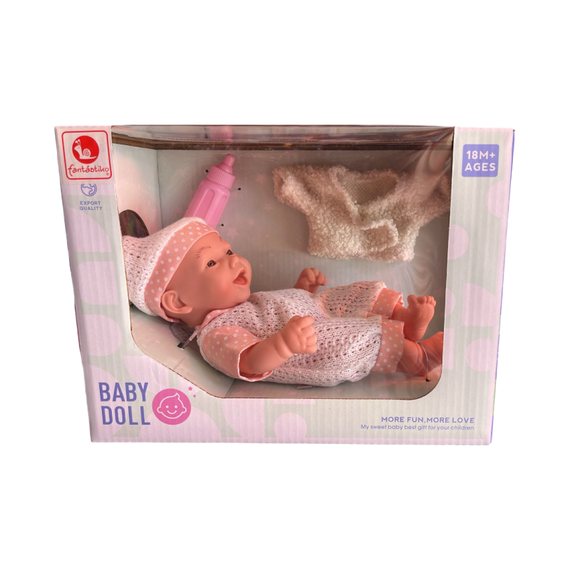 Bebe Tumbado Traje de Punto 25 cm