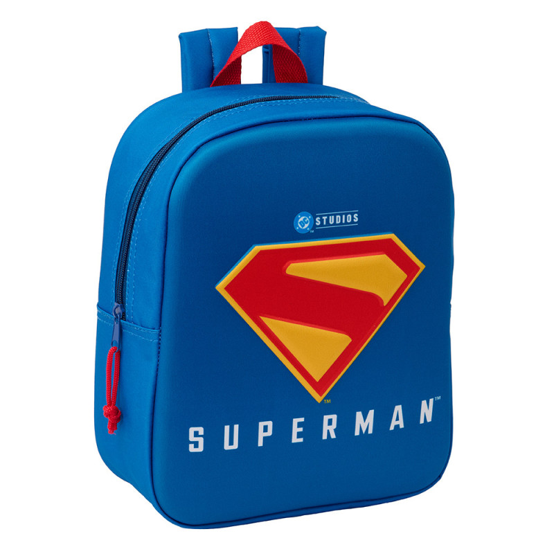 Mochila Guardería 3D Superman 27 cm