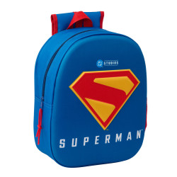 Mochila Preescolar 3D Superman 33 cm