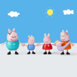 Peppa Pig Pack 5 Figuras Peppa y su Familia de 5